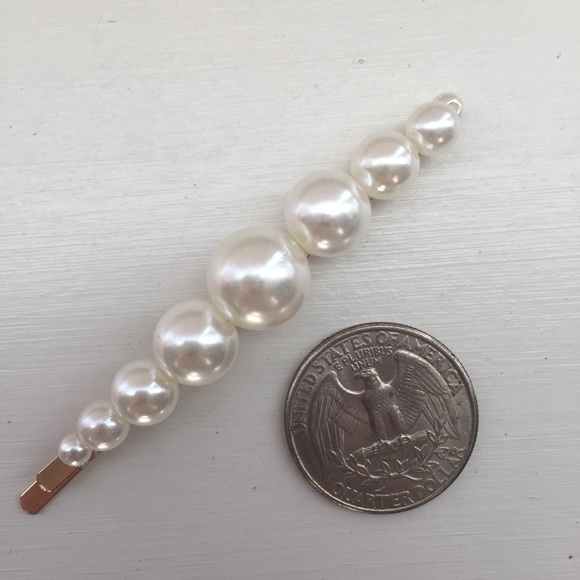 🔴5/$15⚠️𝗖𝗟𝗘𝗔𝗥𝗔𝗡𝗖𝗘⚠️Pearl Hairpin NEW - Picture 6 of 8